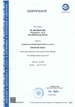 ISO 3834-2 Certificate